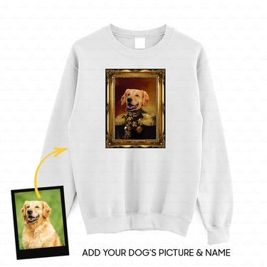 Personalized Dog Gift Idea - Royal Dog's Portrait 2 For Dog Lovers - Standard Crew Neck Sweatshirt